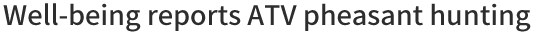 Hunting / ATV Hunting